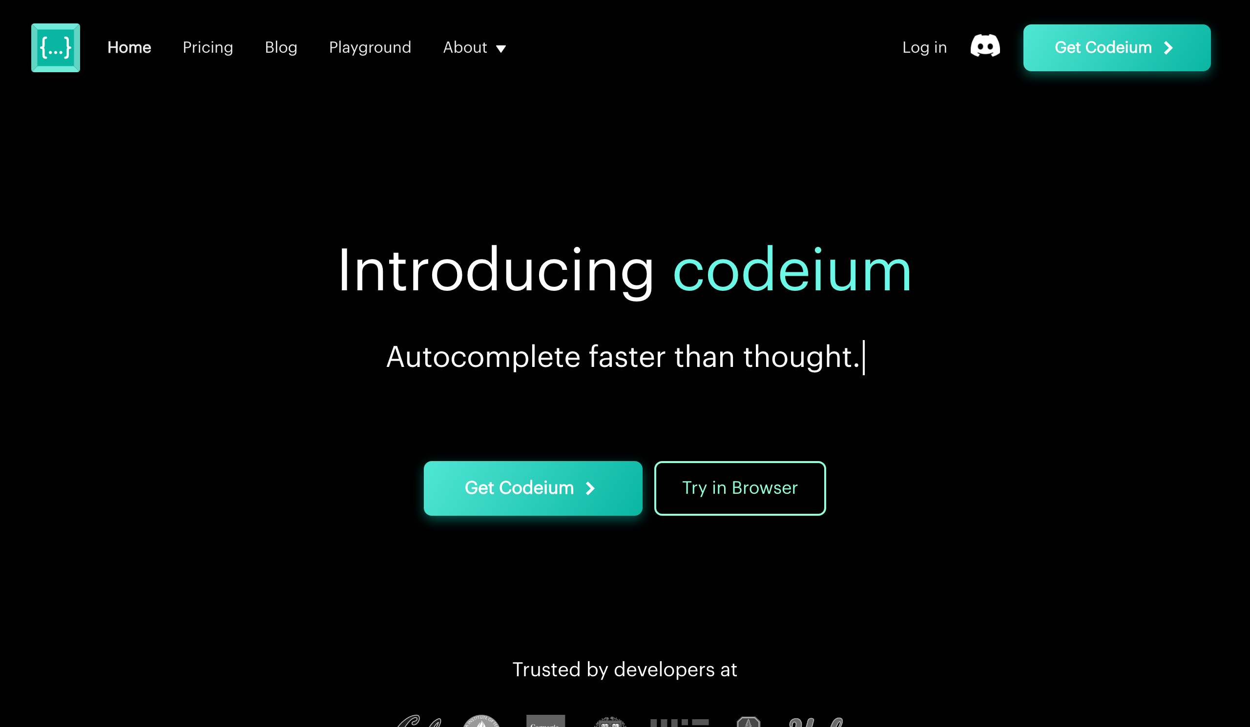 Codeium - screen 1