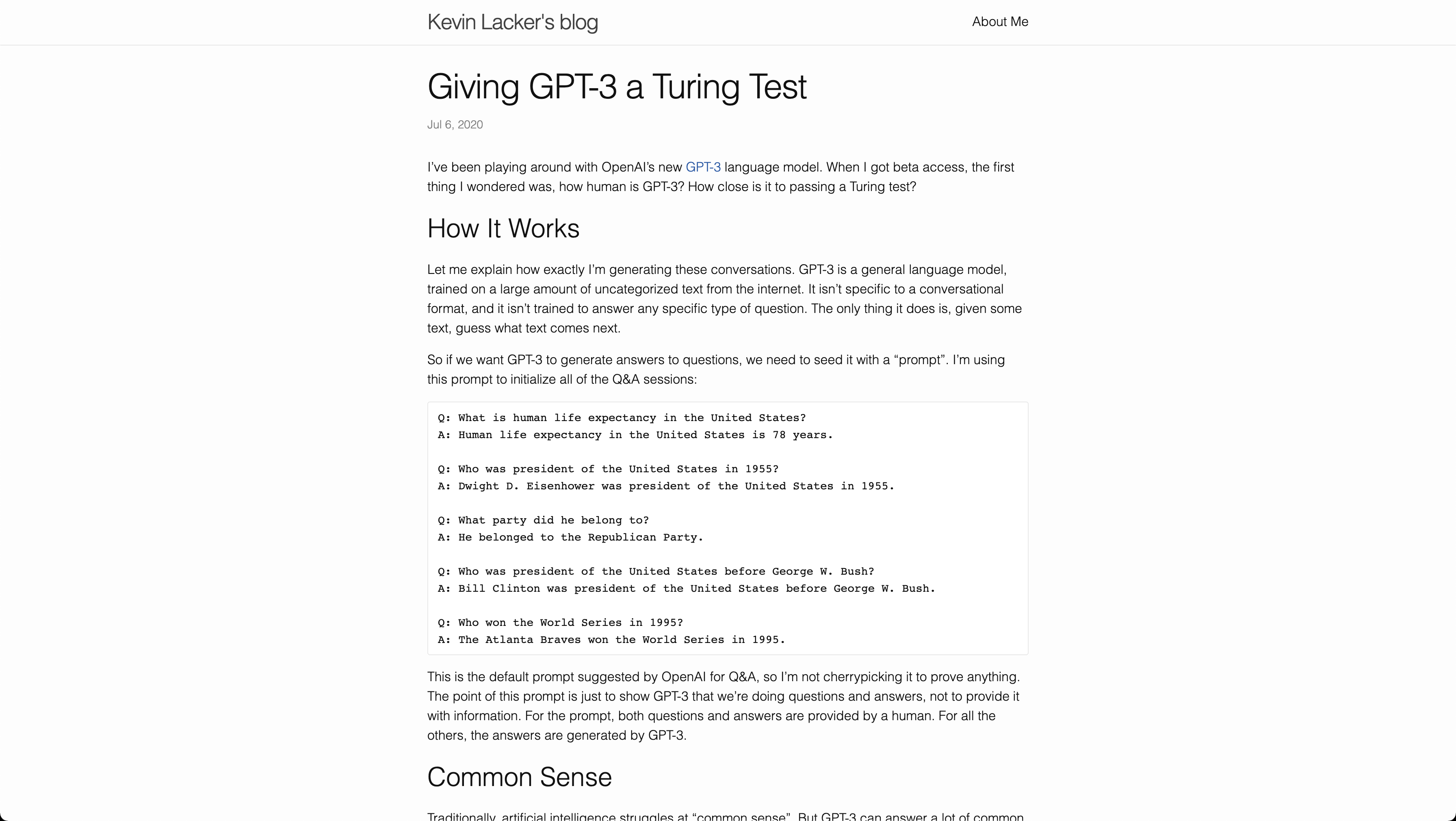 Giving GPT-3 a Turing Test - screen 1