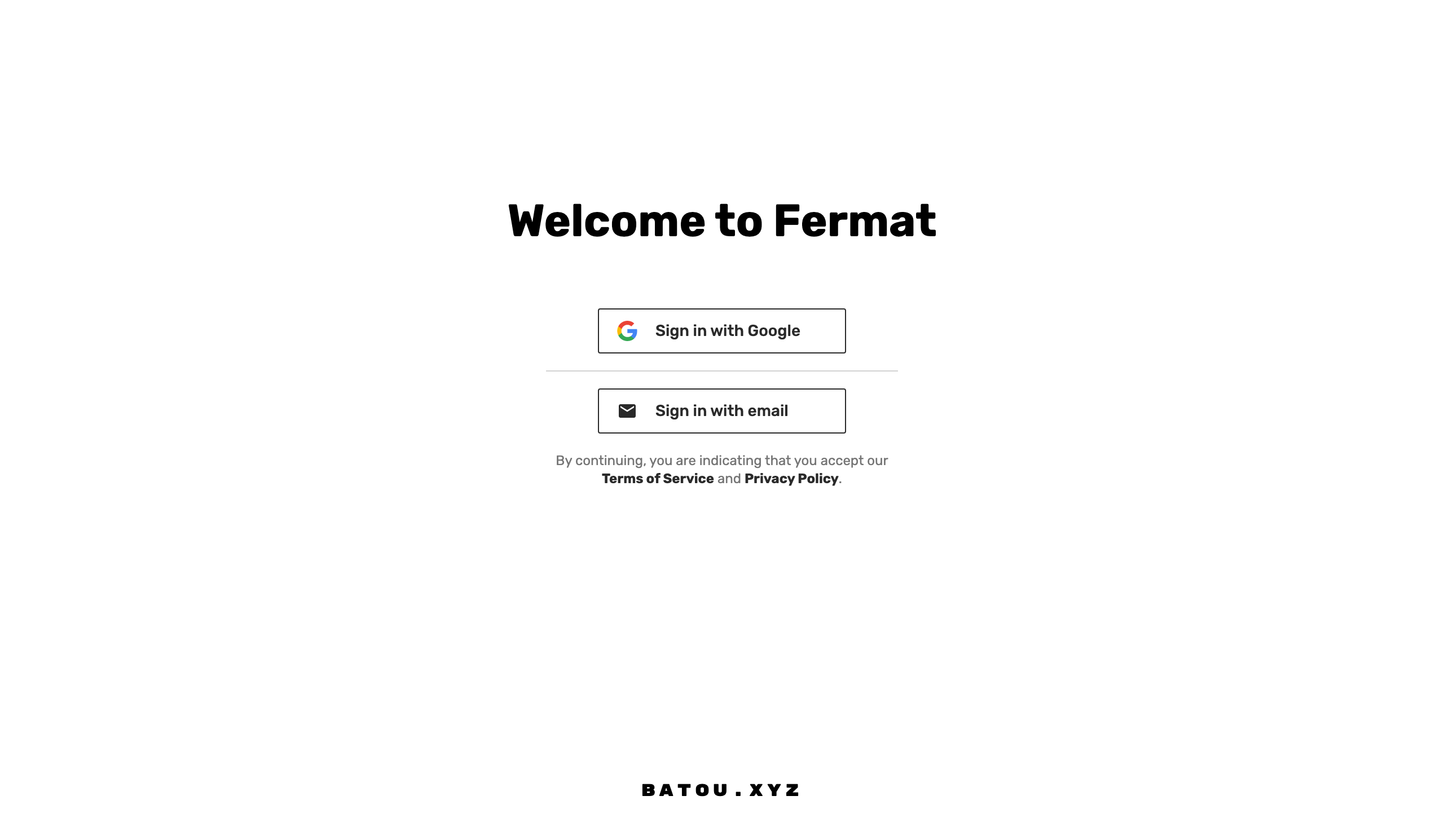 Fermat - screen 1